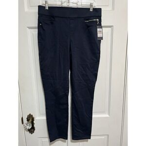NEW Womens Tommy Hilfiger Navy‎ Blue Pants Size 10